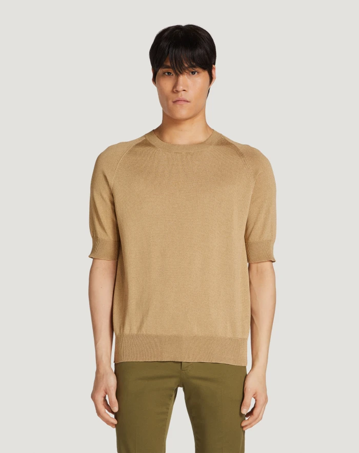 Pantaloni Torino Maglia in cotone e viscosa