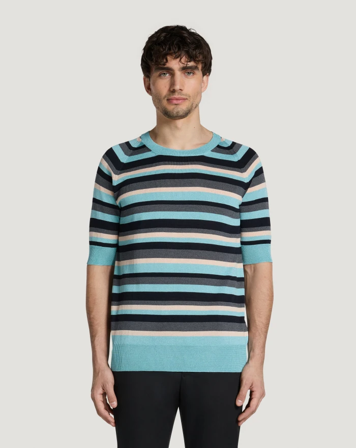 Pantaloni Torino Maglia in cotone e viscosa