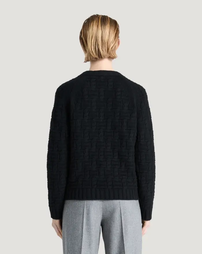 Pantaloni Torino Maglia In Lana E Cachemire