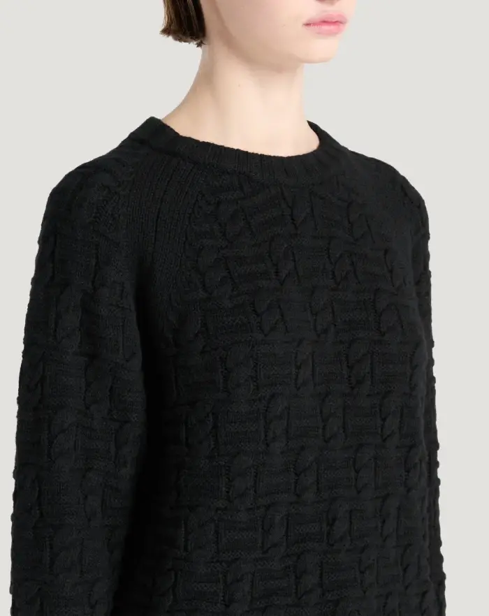 Pantaloni Torino Maglia In Lana E Cachemire