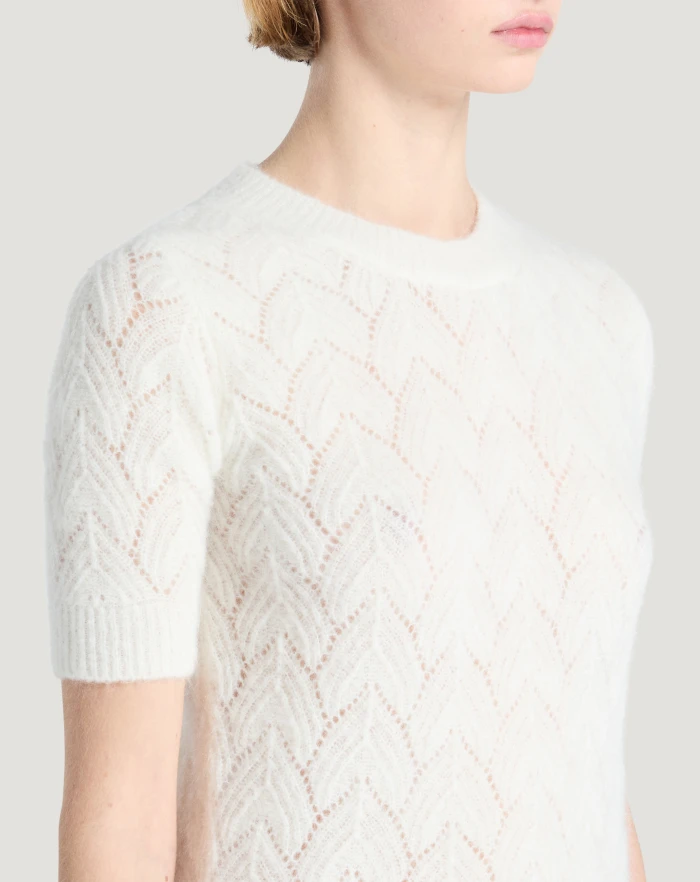 Pantaloni Torino Maglia In Mohair E Lana