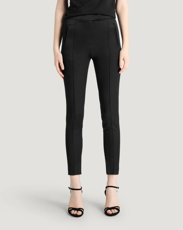 Pantaloni Torino Pantaloni Frida in satin fluido