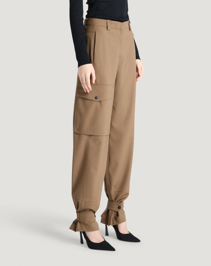 Pantaloni Torino Pantaloni Giselle In Tecno Lana