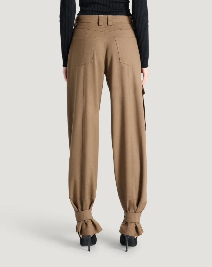 Pantaloni Torino Pantaloni Giselle In Tecno Lana