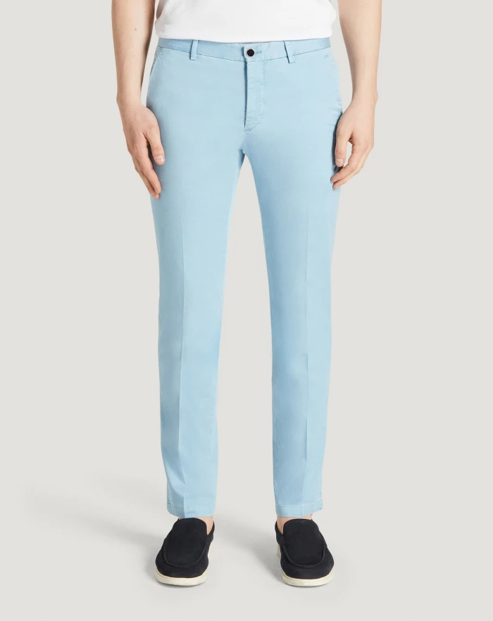 Pantaloni Torino Pantaloni House in raso stretch