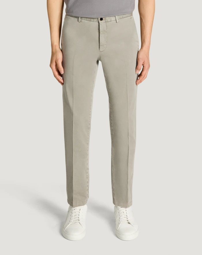 Pantaloni Torino Pantaloni House in raso stretch