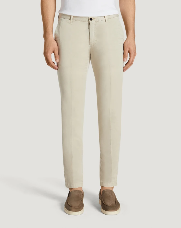 Pantaloni Torino Pantaloni House in raso stretch