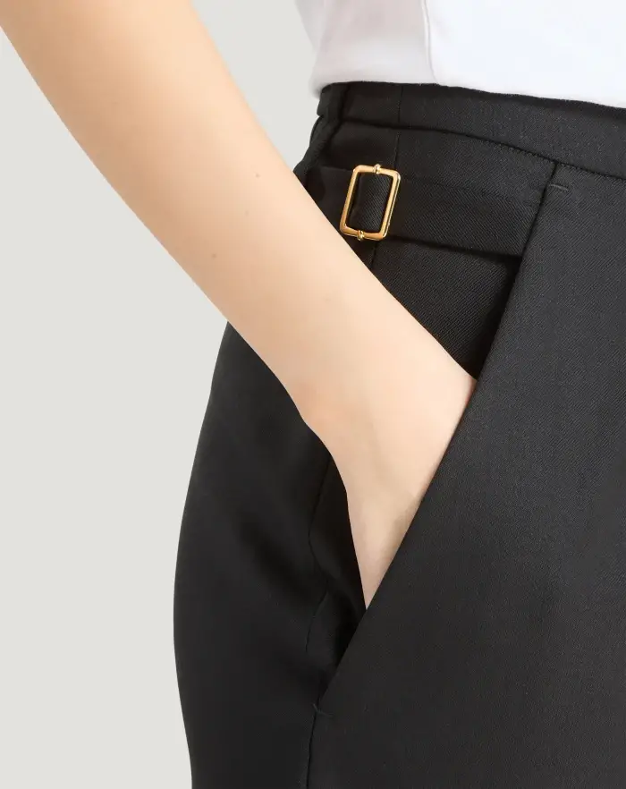 Pantaloni Torino Pantaloni Isabel In Lana Stretch