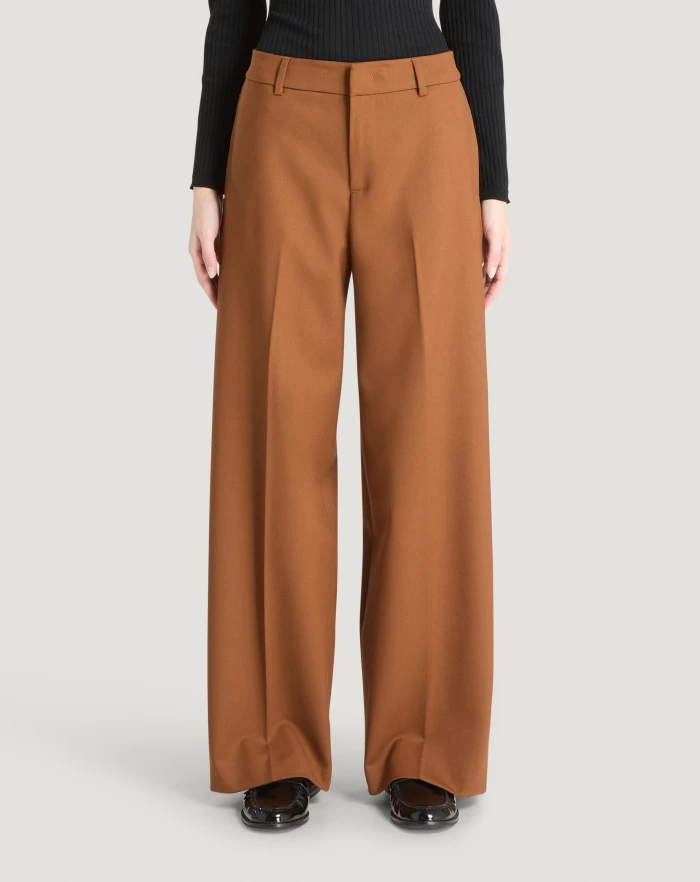 Pantaloni Torino Pantaloni Lorenza in lana stretch