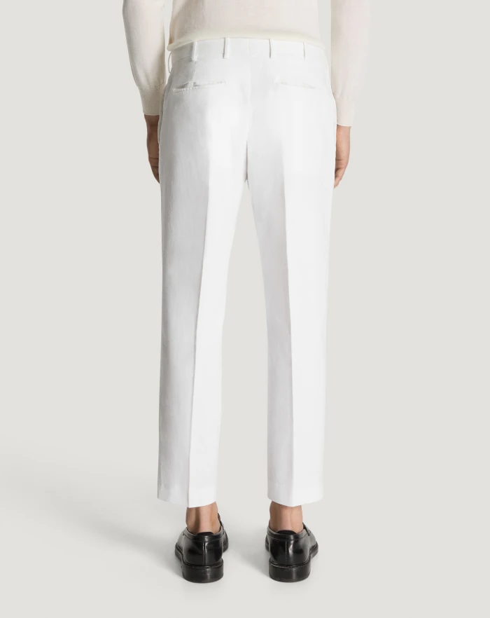 Pantaloni Torino Pantaloni Rebel In Cotone Batavia