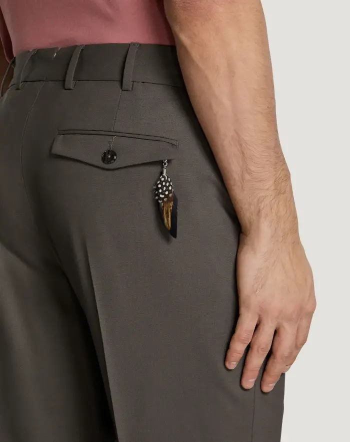 Pantaloni Torino Pantaloni Rebel In Lana Tropical