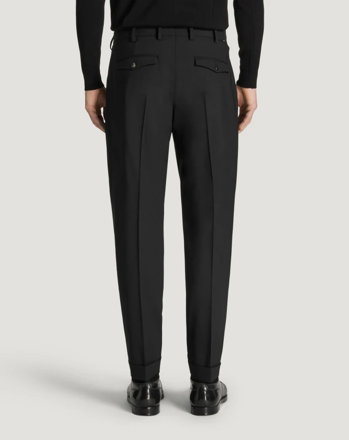 Pantaloni Torino Pantaloni Rebel In Lana Tropical