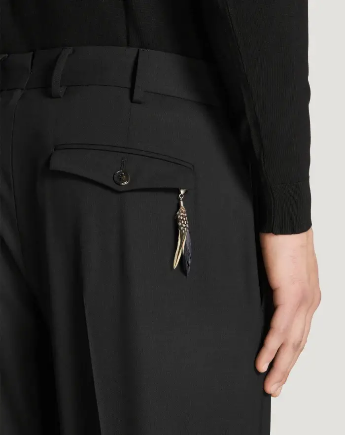 Pantaloni Torino Pantaloni Rebel In Lana Tropical