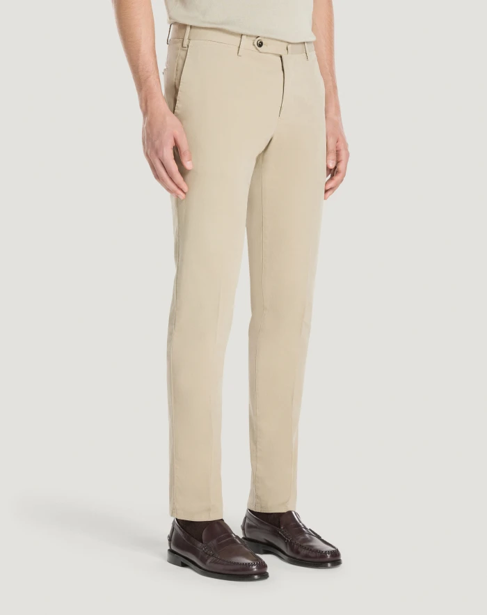 Pantaloni Torino Pantaloni Slim In Cotone Batavia