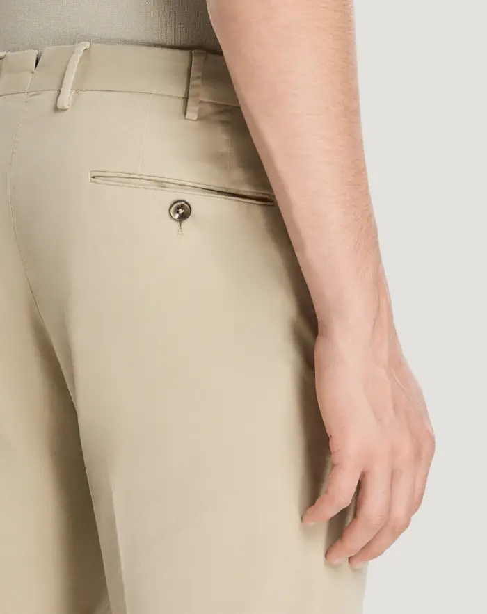 Pantaloni Torino Pantaloni Slim In Cotone Batavia