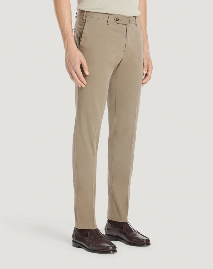 Pantaloni Torino Pantaloni Slim In Cotone Batavia