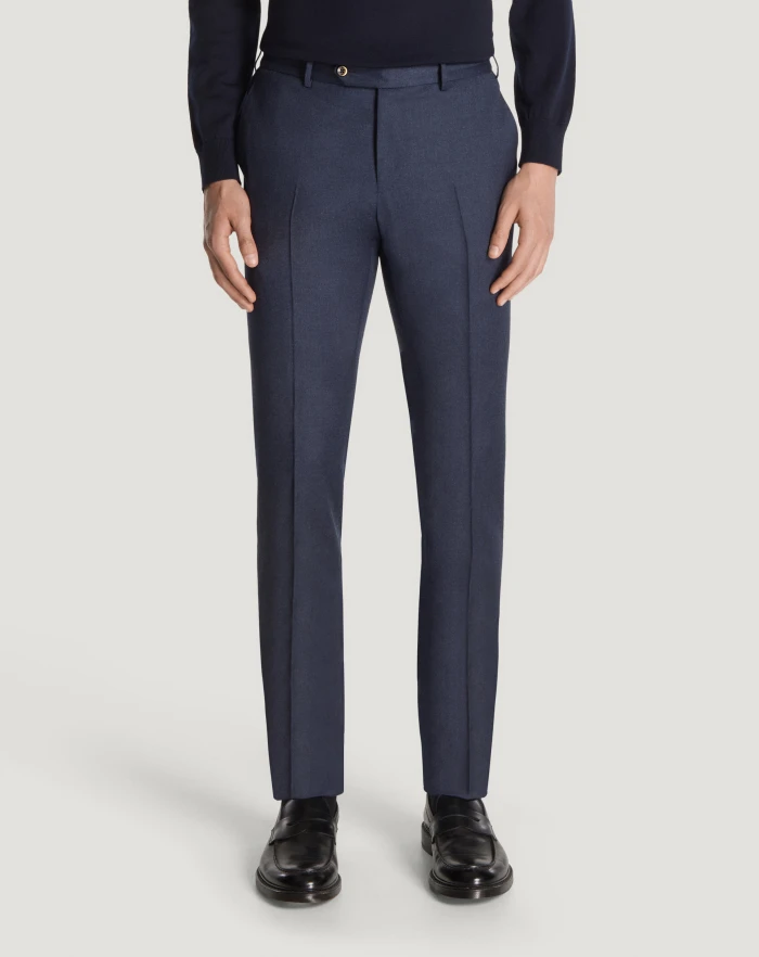 Pantaloni Torino Pantaloni Slim in flanella