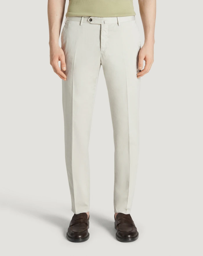 Pantaloni Torino Pantaloni Slim in silkochino