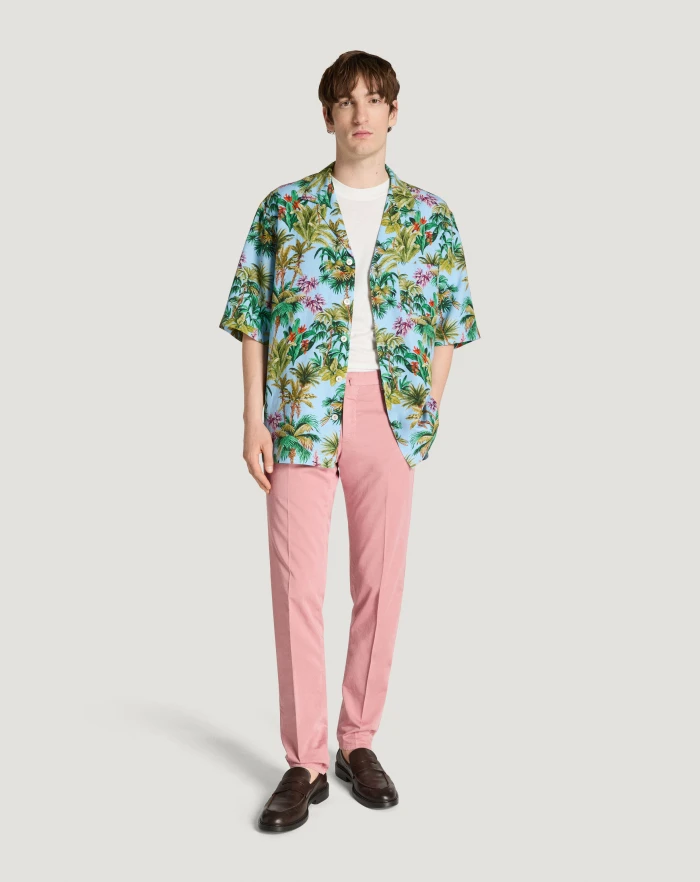 Pantaloni Torino Pantaloni Slim In Silkochino