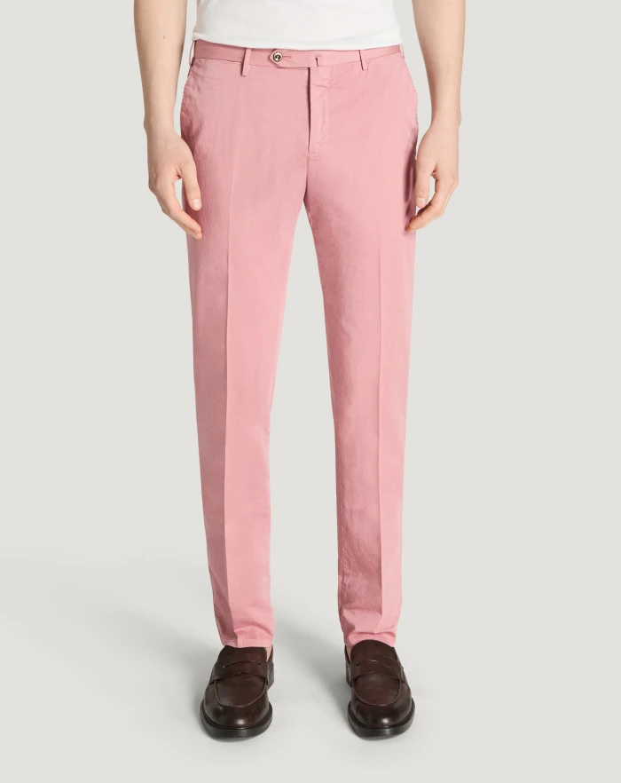 Pantaloni Torino Pantaloni Slim in silkochino