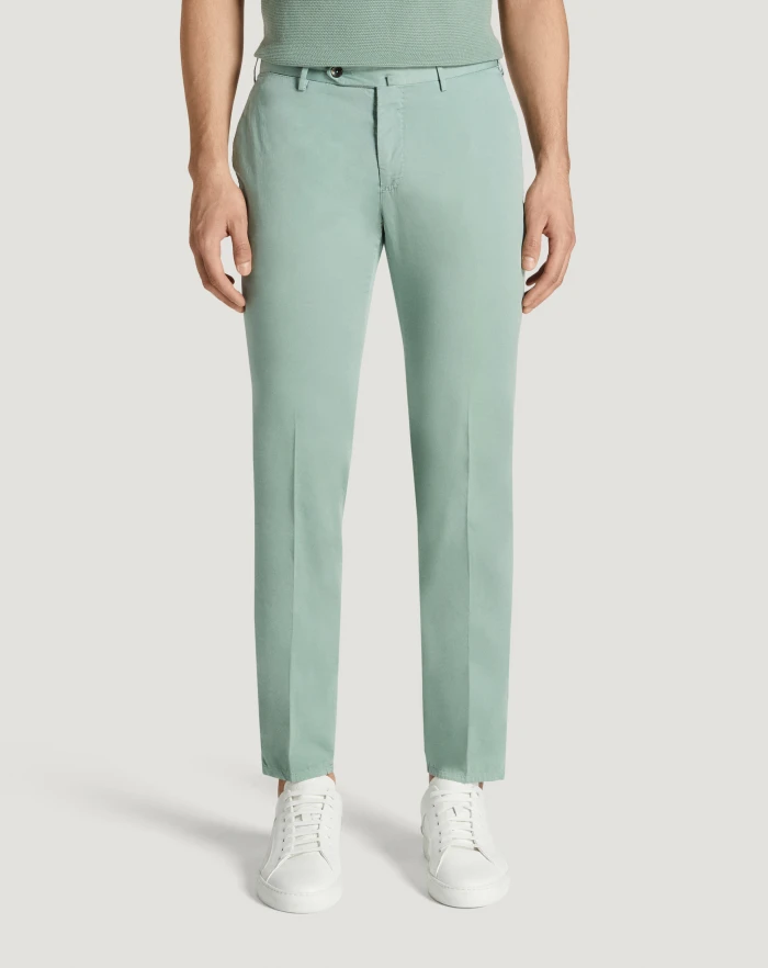 Pantaloni Torino Pantaloni Slim in silkochino