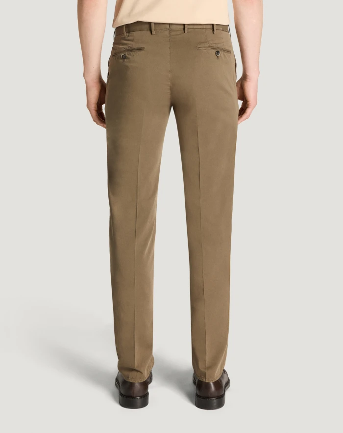 Pantaloni Torino Pantaloni Slim In Silkochino