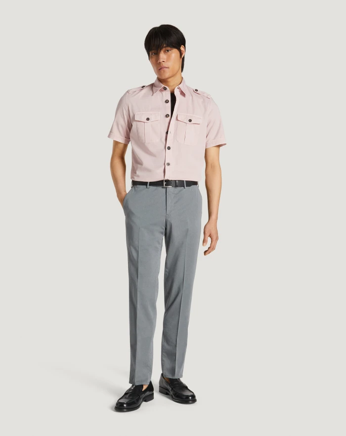 Pantaloni Torino Pantaloni Slim In Silkochino