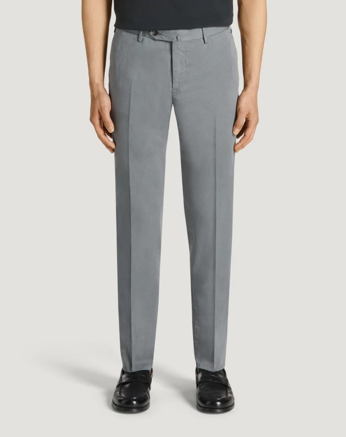 Pantaloni Torino Pantaloni Slim in silkochino