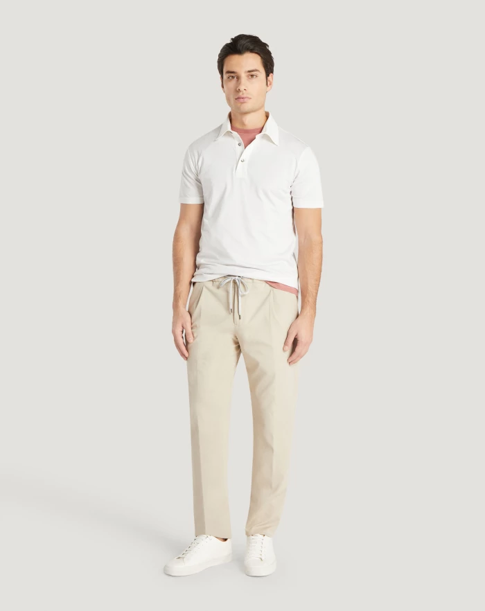 Pantaloni Torino Pantaloni Soft In Jersey Stretch