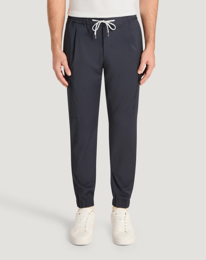 Pantaloni Torino Pantaloni Soft in techno lana