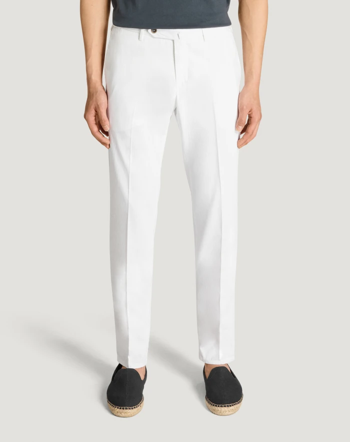 Pantaloni Torino Pantaloni Superslim in silkochino