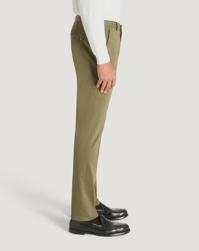 Pantaloni Torino Pantaloni Wonder In Satin Stretch