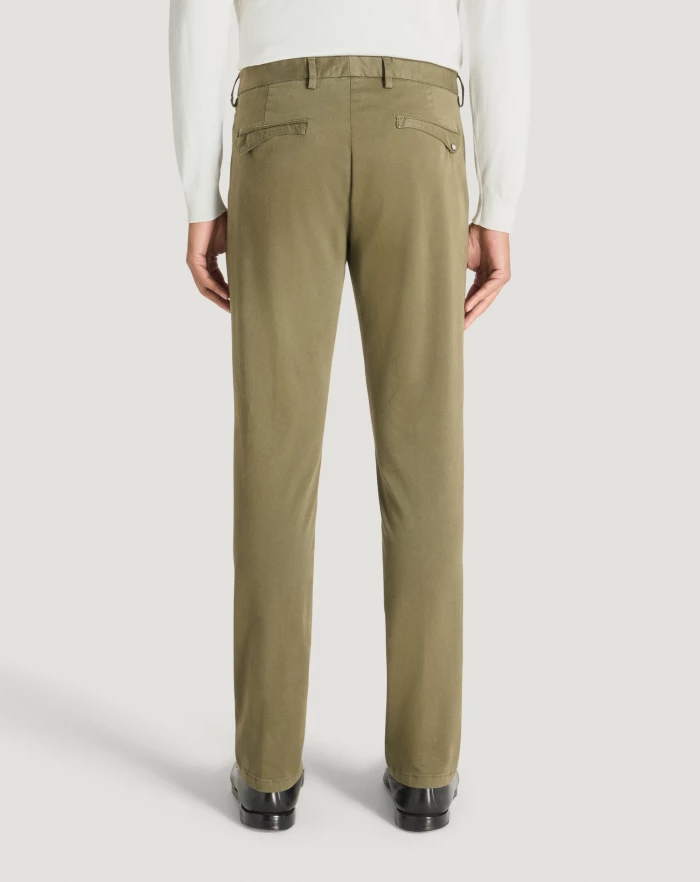 Pantaloni Torino Pantaloni Wonder In Satin Stretch