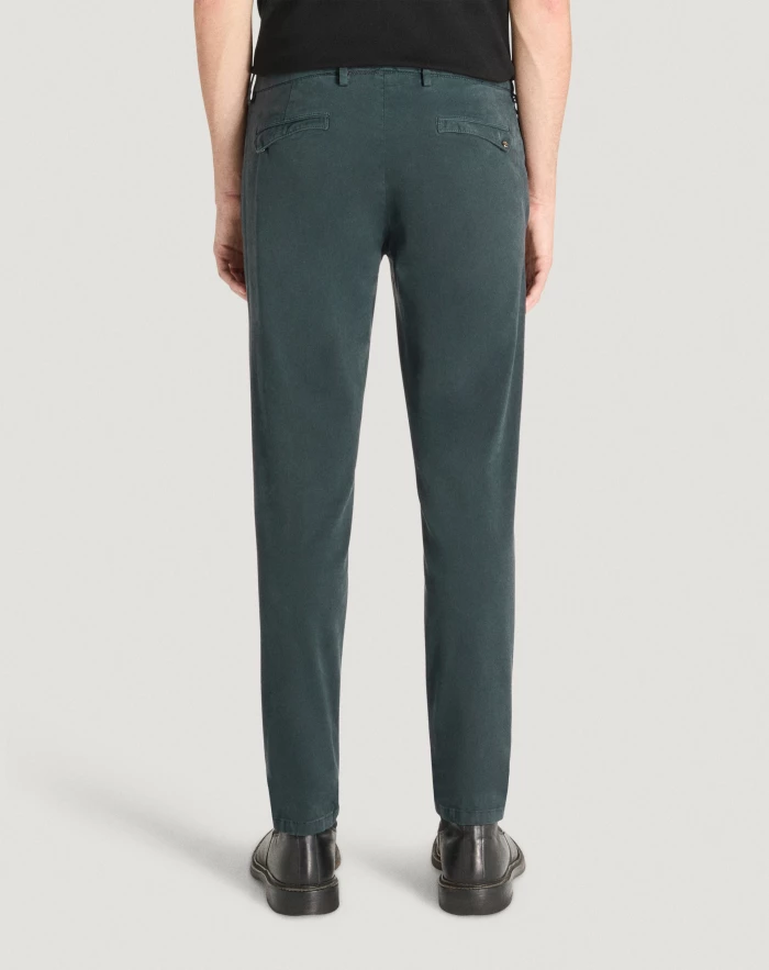 Pantaloni Torino Pantaloni Wonder In Satin Stretch