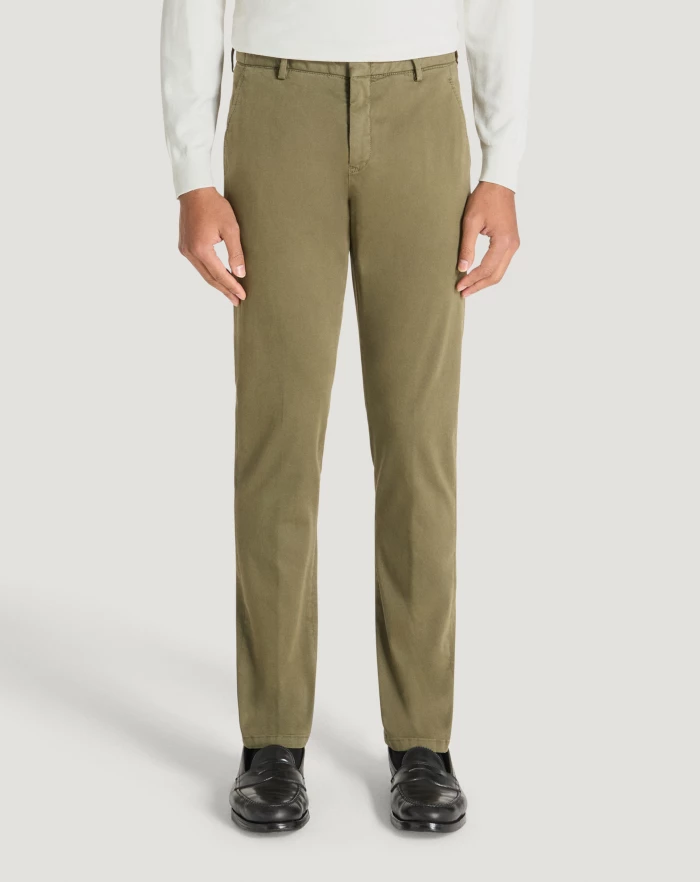 Pantaloni Torino Pantaloni Wonder in satin stretch