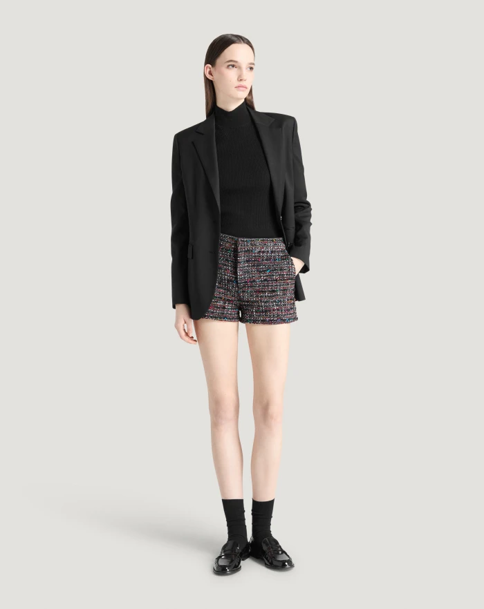 Pantaloni Torino Shorts Julie In Tweed Multicolor