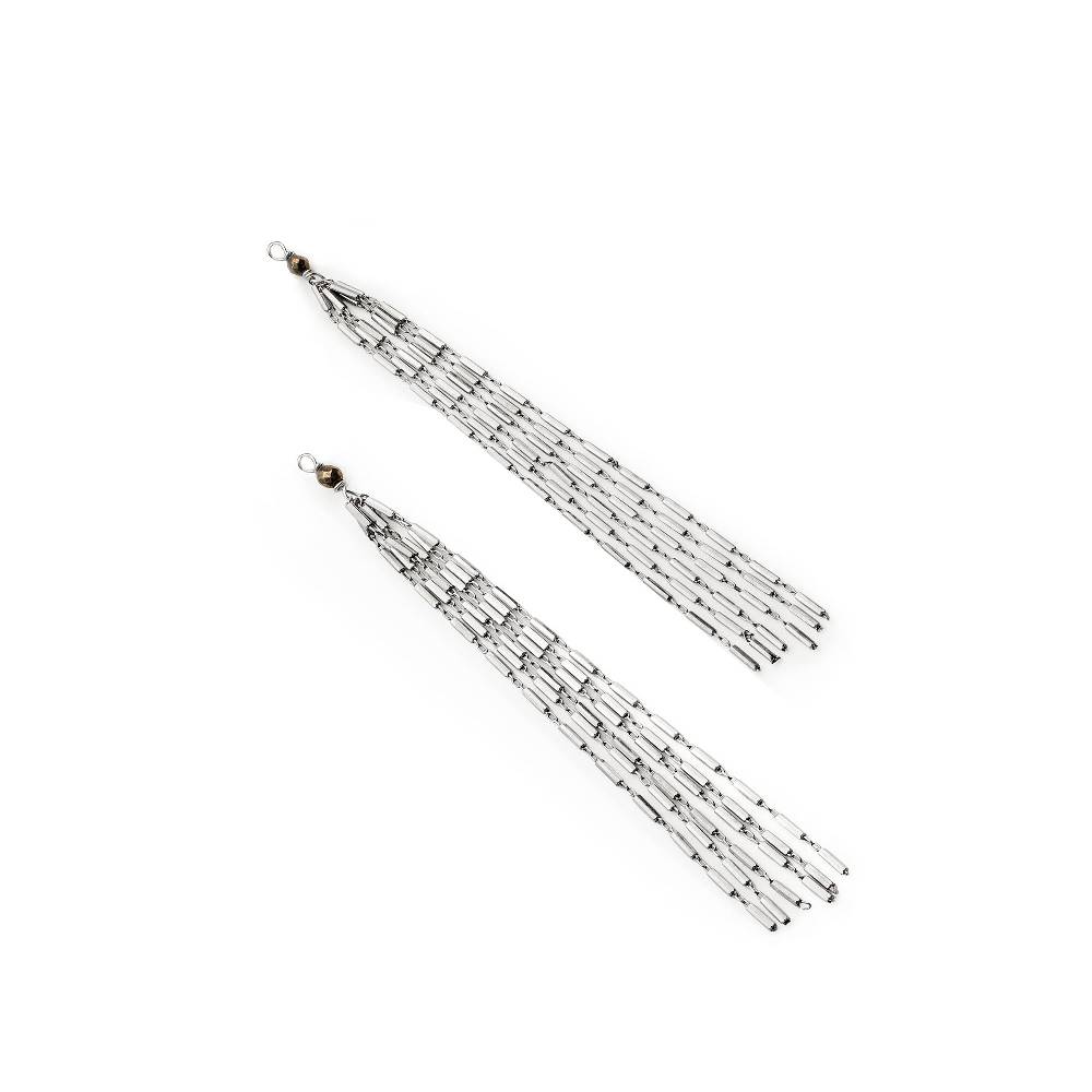 Paola Grande Gioielli ACCESSORI Frange in maglia d'argento