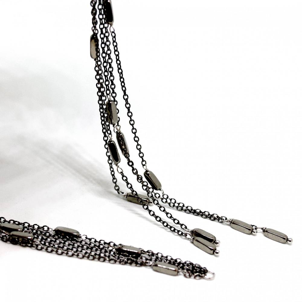 Paola Grande Gioielli ACCESSORI Frange Lunghe Rodiate