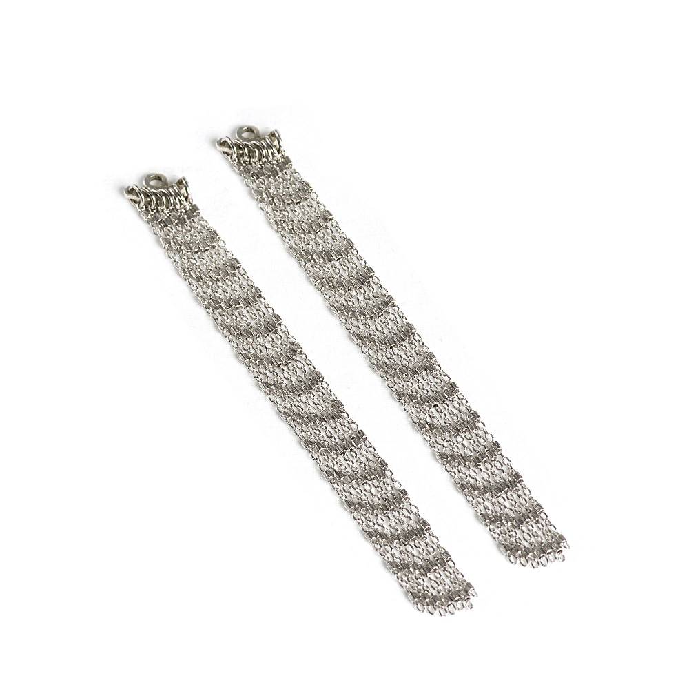 Paola Grande Gioielli ACCESSORI Frangia con ponte in argento