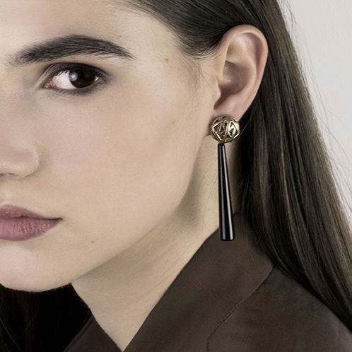 Paola Grande Gioielli ACCESSORI Gocce In Onice Nero