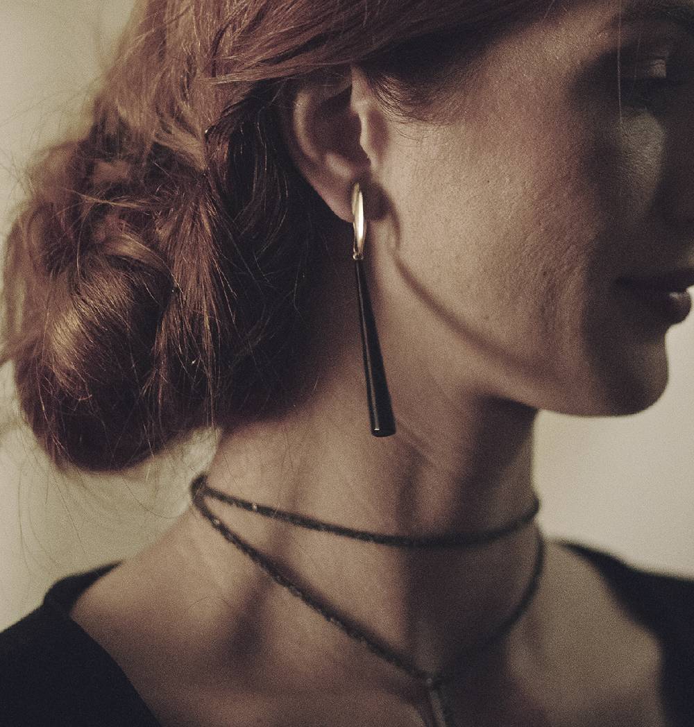 Paola Grande Gioielli ACCESSORI Gocce In Onice Nero