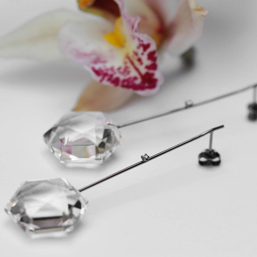 Paola Grande Gioielli AMI 'Amo' In Oro Nero E Diamanti