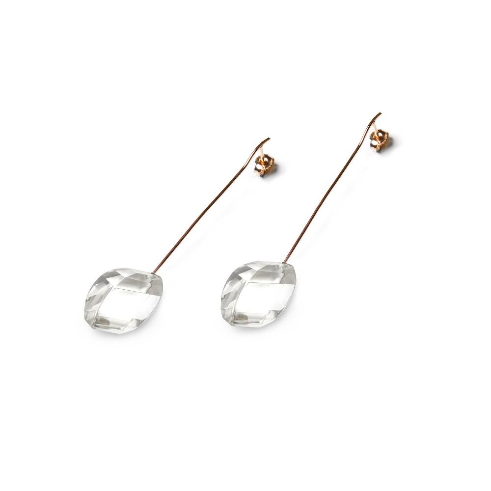 Paola Grande Gioielli AMI Amo In Oro Rosa E Cristalli