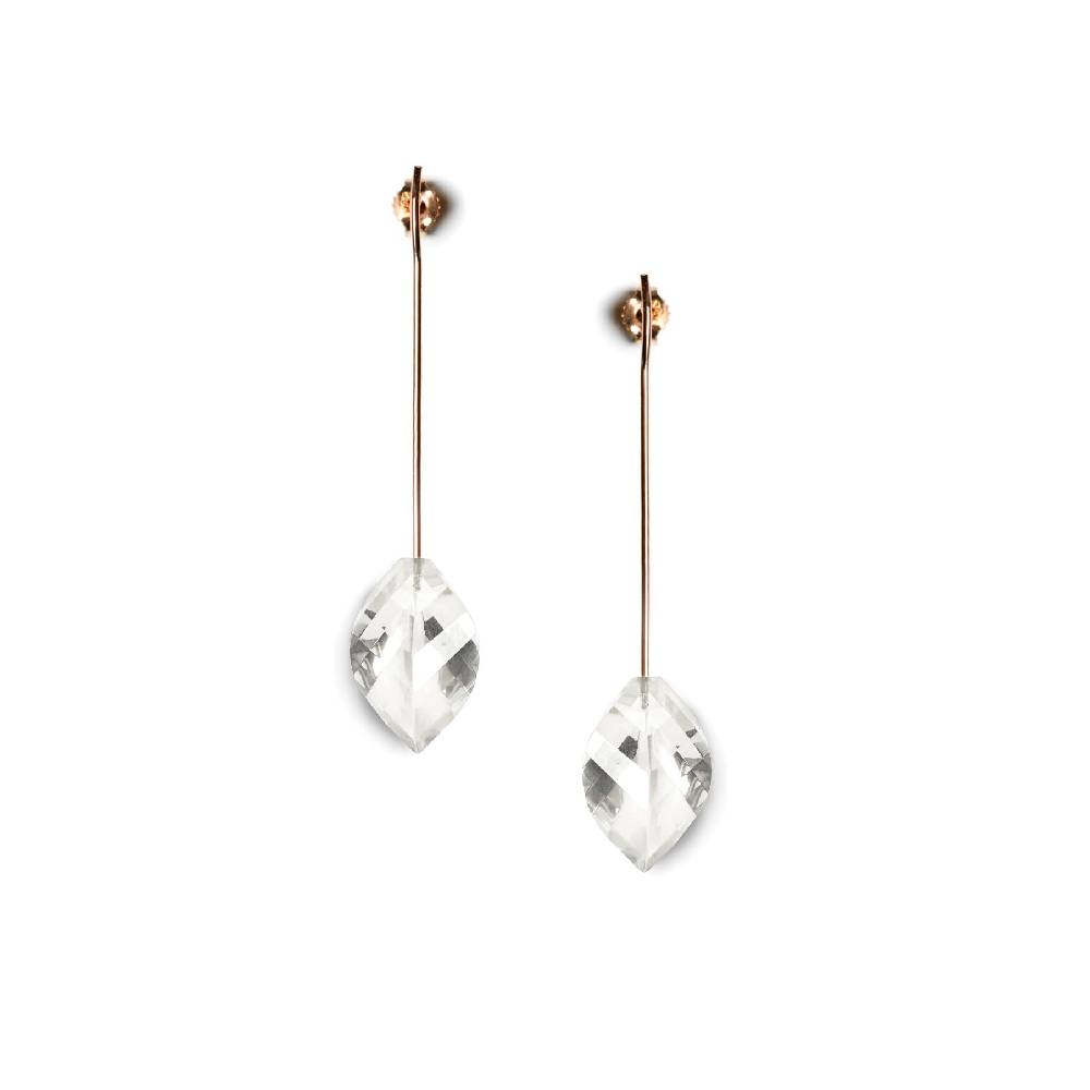 Paola Grande Gioielli AMI Amo in oro rosa e cristalli