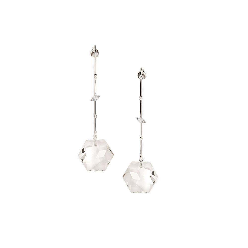 Paola Grande Gioielli AMI Amo oro bianco, diamanti e cristalli