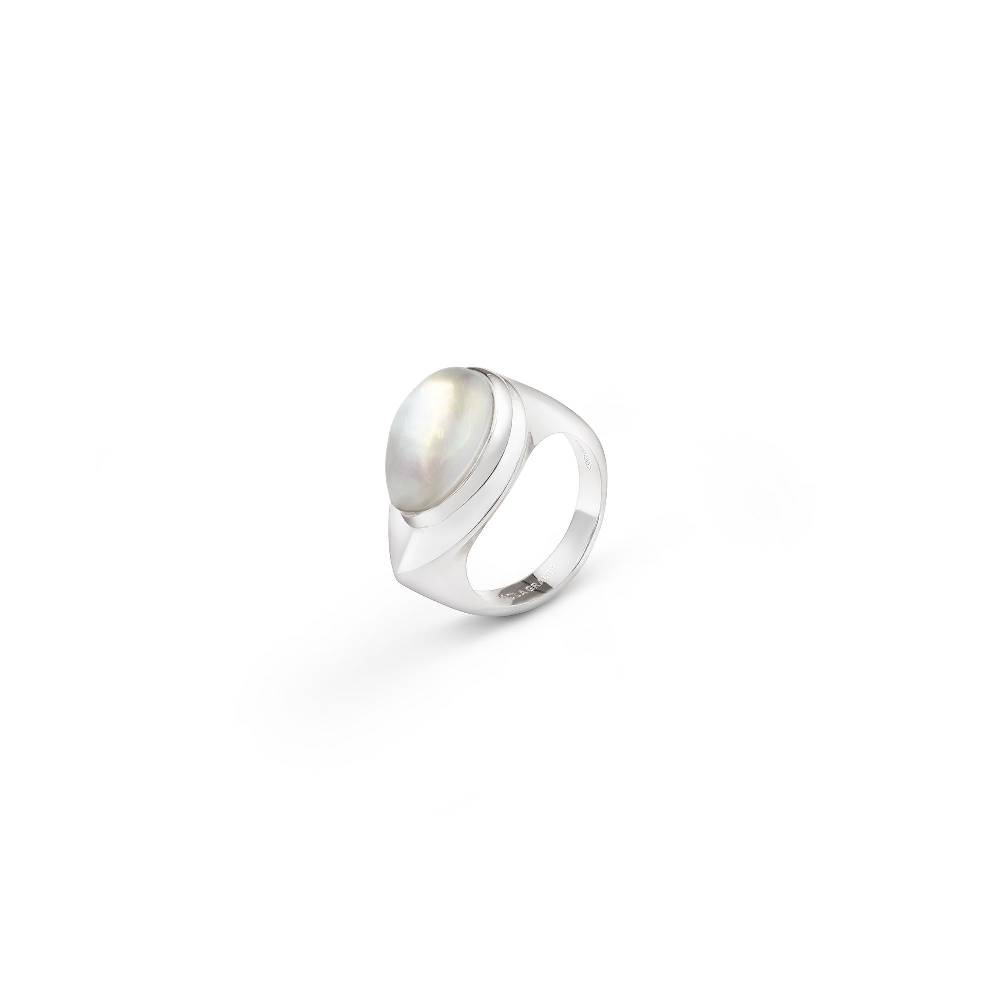 Paola Grande Gioielli AURUM Chevalier Con Madreperla Bianca