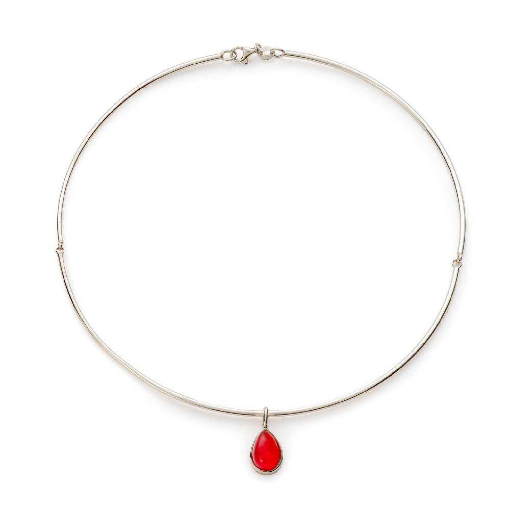 Paola Grande Gioielli AURUM Ciondolino in argento a forma di goccia