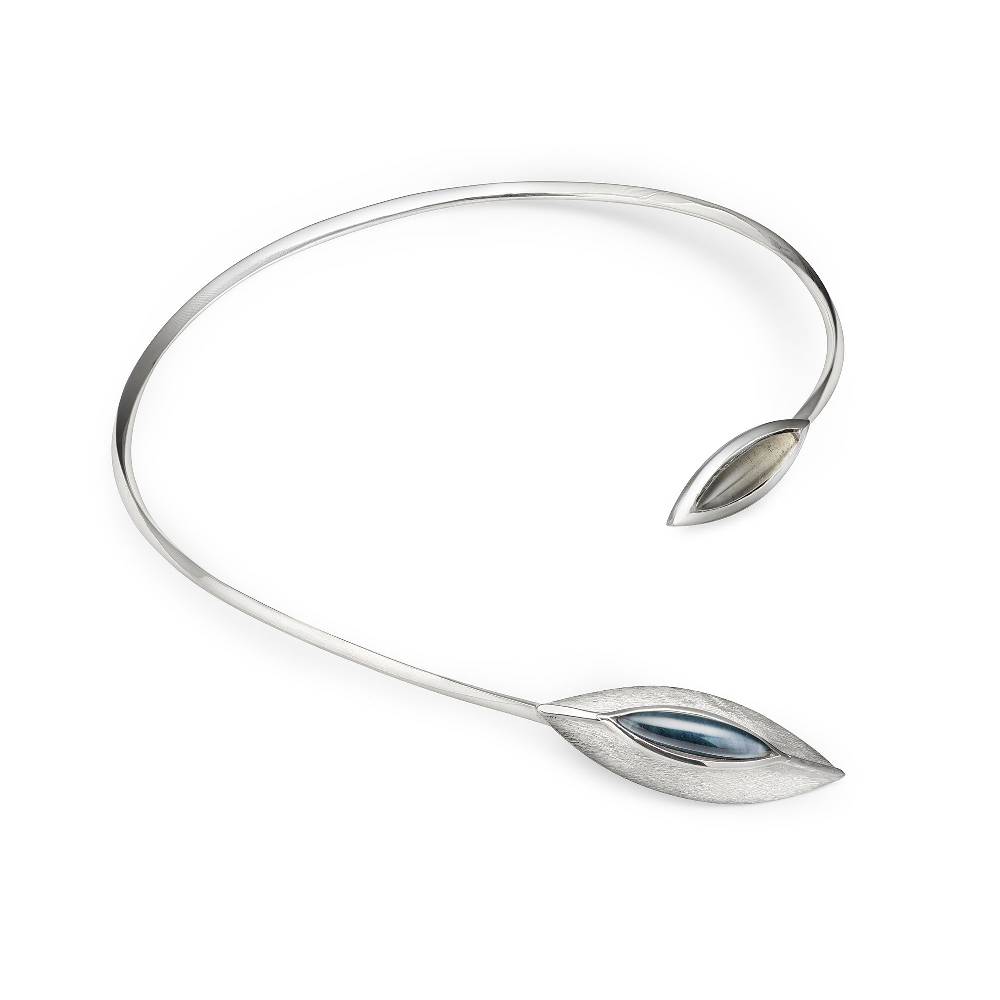 Paola Grande Gioielli AURUM Collana doppia mandorla