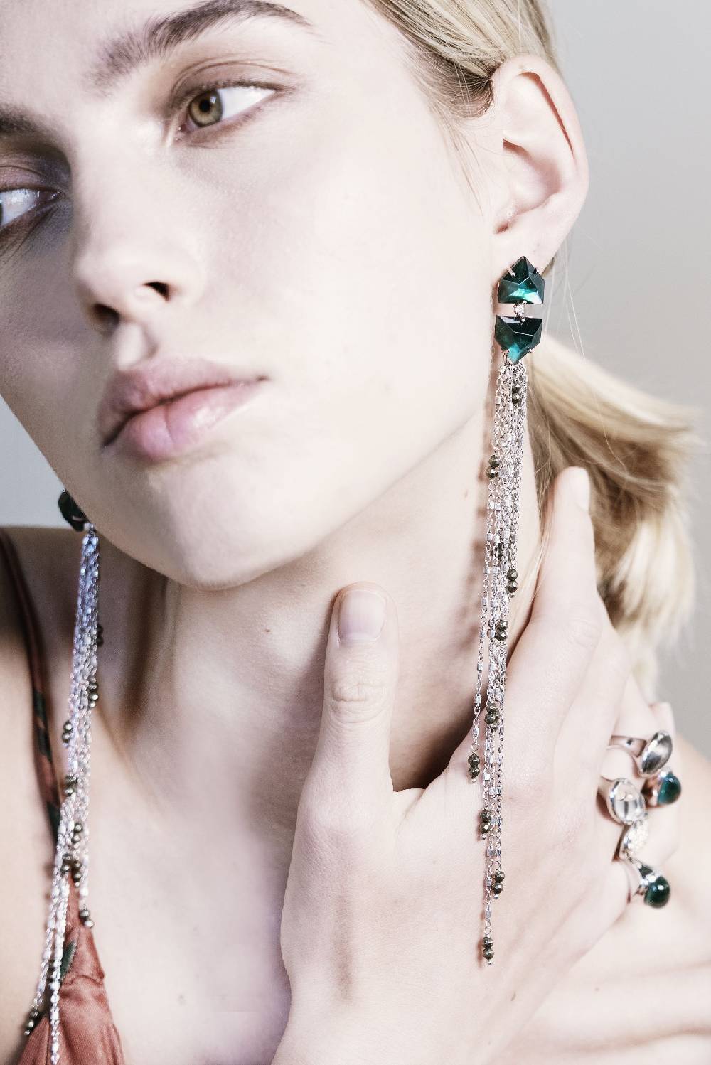 Paola Grande Gioielli AURUM Orecchini Doppio Trapezio