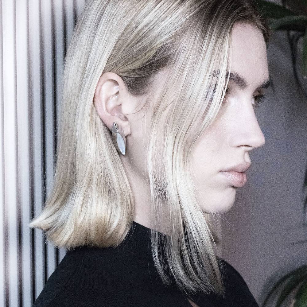 Paola Grande Gioielli AURUM Orecchini Scudo Bianchi